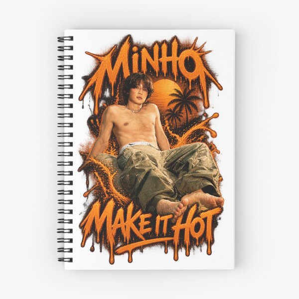 Artikelvorschau, Feurige Orange Typografie Minho Make It Hot Ära entworfen und verkauft von Valeree Store.