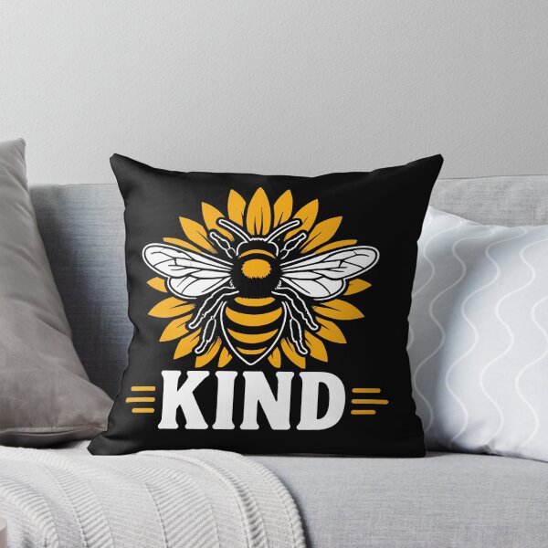 Item preview, Bee Kind Sunflower Shirt – Cute Honey Bee Positive Kindness Quote Floral Design designed and sold by mraihan.