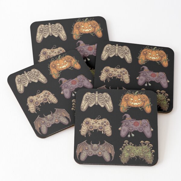 Item preview, Spooky Halloween Gamer Vintage Controllers Video Games Halloween designed and sold by CF_VintageDesign.