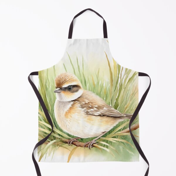 Item preview, Cute watercolor songbird in meadow grass designed and sold by Hackl20.