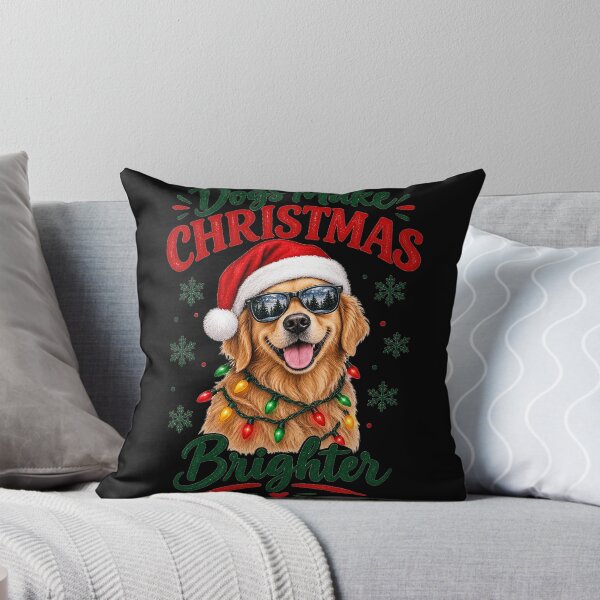 Item preview, Dogs Make Christmas Brighter designed and sold by maivilPOD.