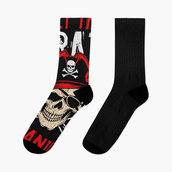 Item preview, Funny Skeleton Crossbones Let The Pirate Shenanigans Begin designed and sold by Serene woods.