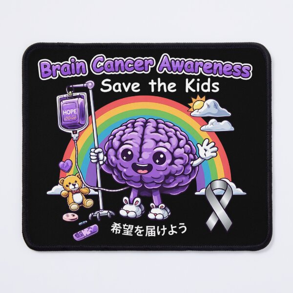 Item preview, Brain Cancer Awareness Save the Kids Cute Pediatric Tee designed and sold by HUTEND.