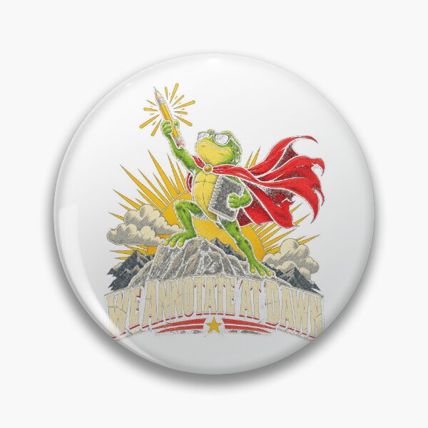 Item preview, We Annotate At Dawn Frog Turtle English Teacher Back to designed and sold by SEINENGAPPI12.