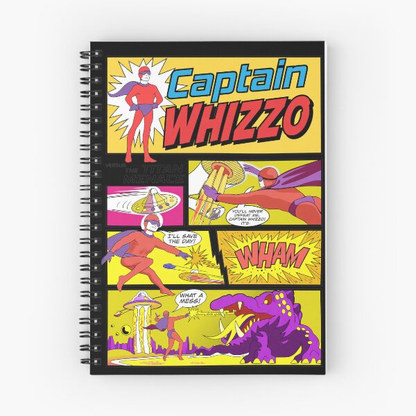 Item preview, Captain Whizzo vs Triton Menace Comic Panel Art designed and sold by Mckiawski.
