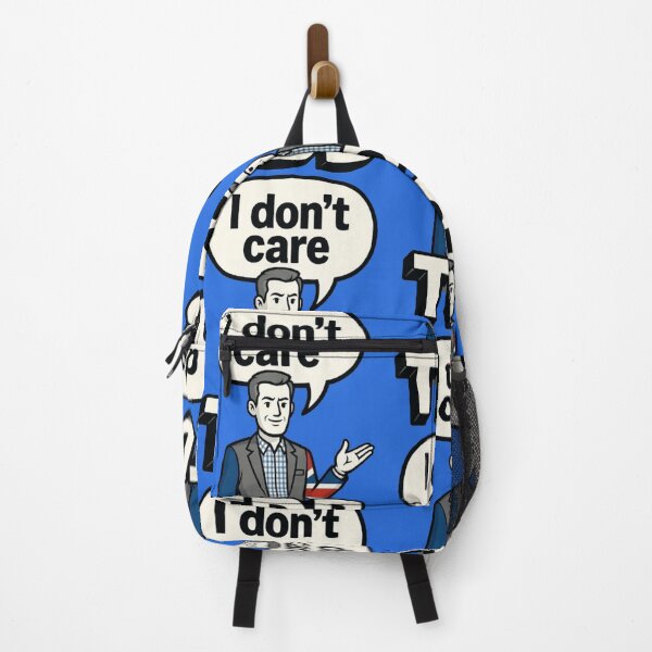 Item preview, I Don't Care TDB Cartoon Tee | Daily Bollocks Satire designed and sold by TDB.