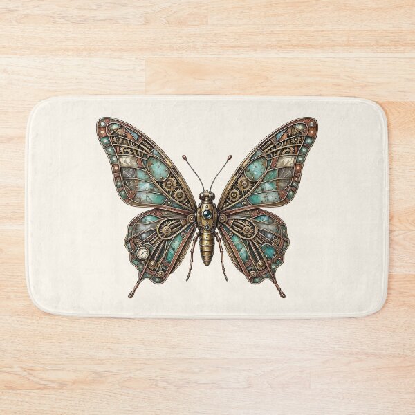 Item preview, Steampunk Butterfly with Mechanical Gears and Vintage Wings designed and sold by SweetLilith.