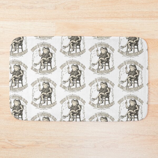 Item preview, What If Everyone Else Is Just Underthinking Funny Frog Philosophy Design designed and sold by SEINENGAPPI12.