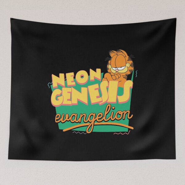 Item preview, Garfield Meets Neon Genesis Evangelion Funny Crossover designed and sold by Mckiawski.