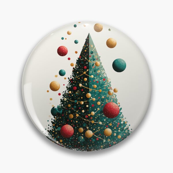 Artikelvorschau, Festlicher Weihnachtsbaum mit buntem Schmuck entworfen und verkauft von colorful-white.