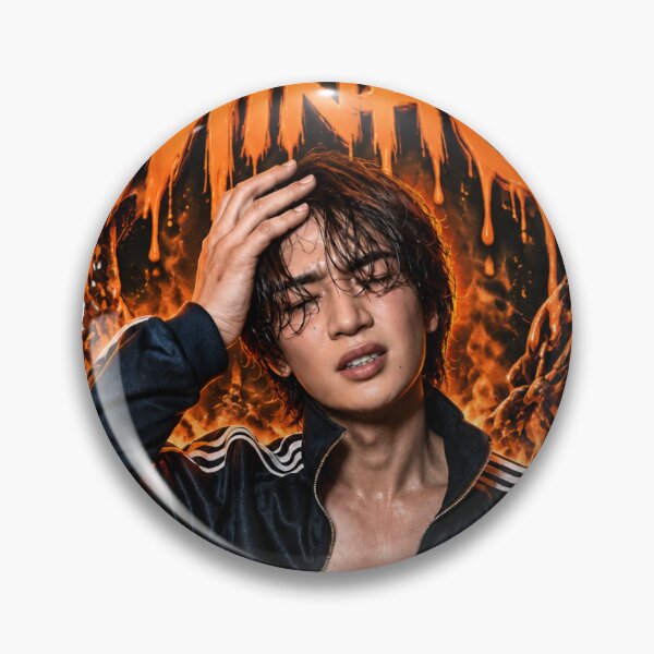 Aperçu de l'œuvre Esthétique orange feu Y2K SHINee Minho Solo créée et vendue par Valeree Store.