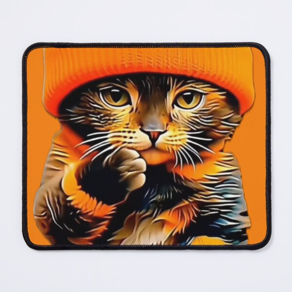 Item preview, BIG Sammy the Cat In The Orange Hat designed and sold by ParisPoet.