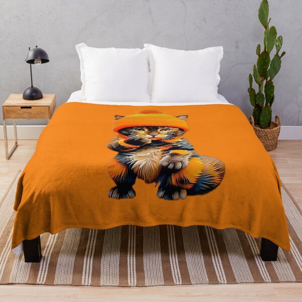 Item preview, BIG Sammy the Cat In The Orange Hat designed and sold by ParisPoet.
