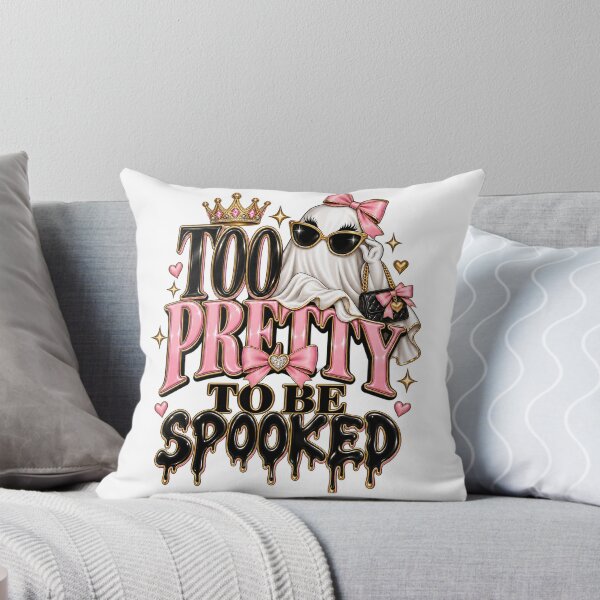 Item preview, Too Pretty to Be Spooked Halloween Ghost designed and sold by a1legacyco.