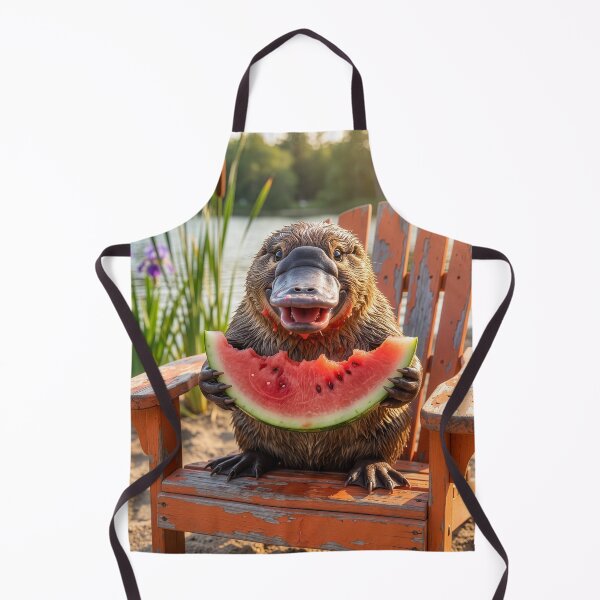 Item preview, Young Platypus Tucks Into Some Watermelon designed and sold by Tridentulus.