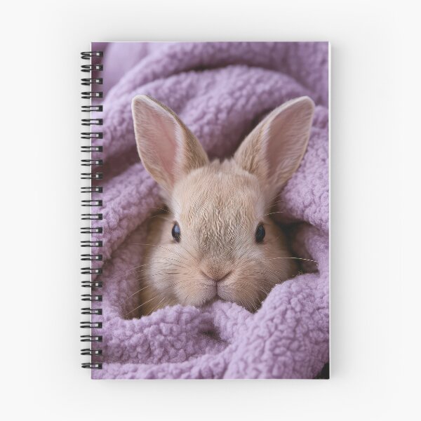 Aperçu de l'œuvre Lapin polonais dans une couverture 01 créée et vendue par Elisabeth Lucas.