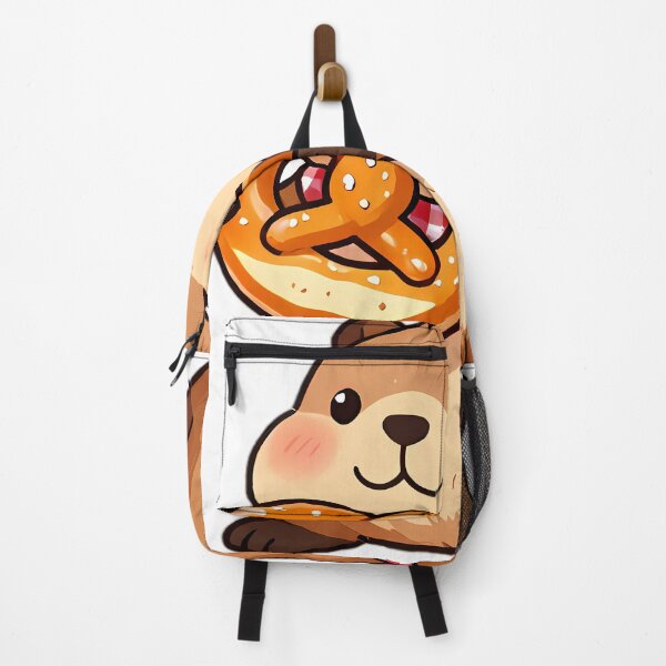 Item preview, Chubby Alpine Marmot Munching Bavarian Pretzel designed and sold by pumsquare.