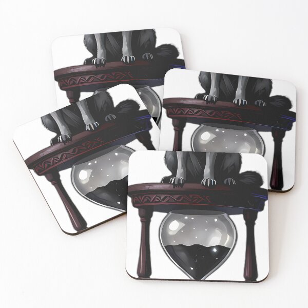 Item preview, Gothic Shadow Wolf Ebony Hourglass designed and sold by IllumeInk.