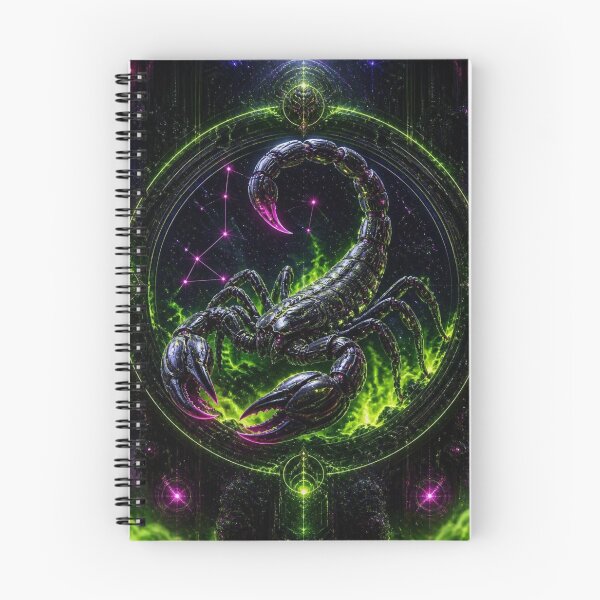 Item preview, Cyberpunk Scorpio Zodiac - Futuristic Biomechanical Scorpion designed and sold by LazyDayzCo.