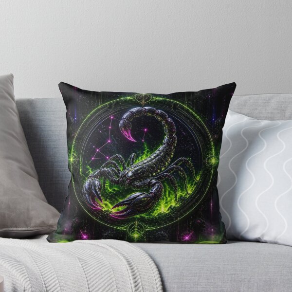 Item preview, Cyberpunk Scorpio Zodiac - Futuristic Biomechanical Scorpion designed and sold by LazyDayzCo.