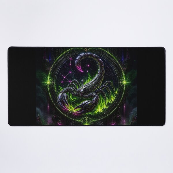 Item preview, Cyberpunk Scorpio Zodiac - Futuristic Biomechanical Scorpion designed and sold by LazyDayzCo.