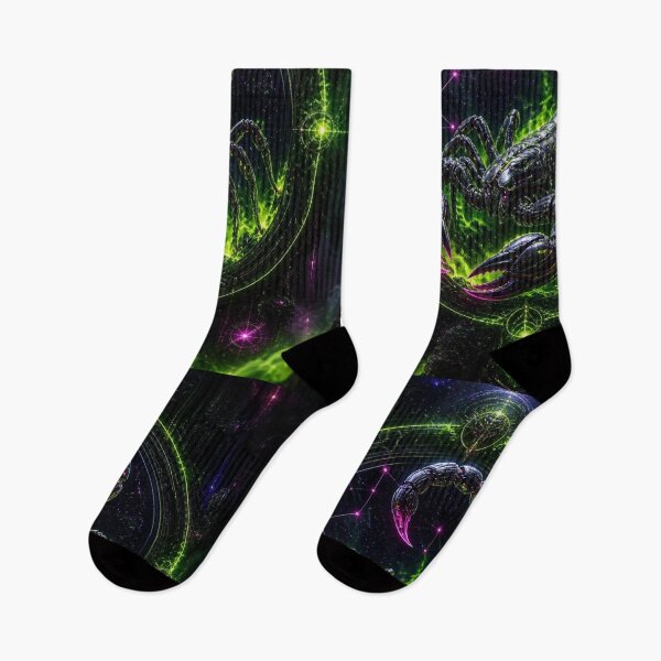 Item preview, Cyberpunk Scorpio Zodiac - Futuristic Biomechanical Scorpion designed and sold by LazyDayzCo.