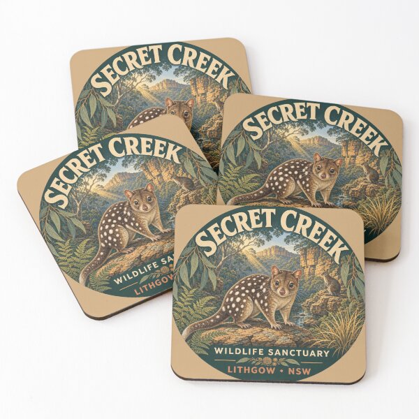 Item preview, Secret Creek, New South Wales – Illustrated Travel Sticker | Wildlife Sanctuary & Bushland designed and sold by Random Designs.