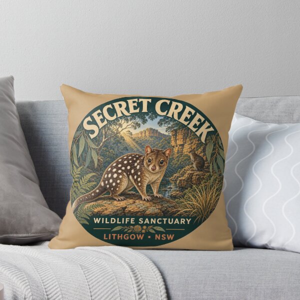 Item preview, Secret Creek, New South Wales – Illustrated Travel Sticker | Wildlife Sanctuary & Bushland designed and sold by Random Designs.