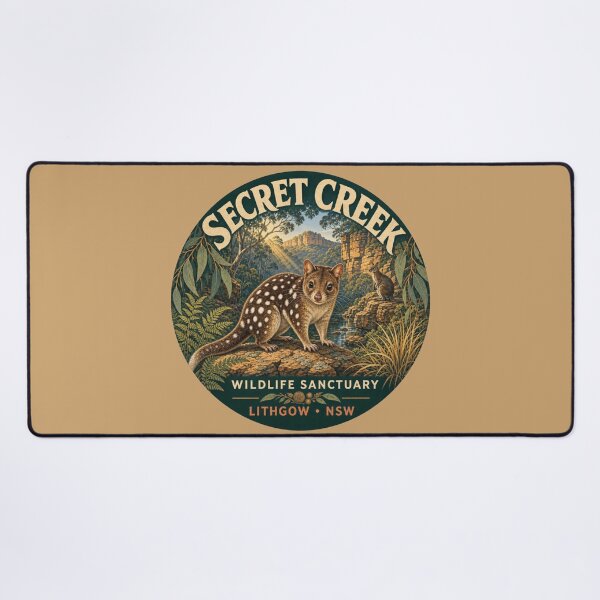 Item preview, Secret Creek, New South Wales – Illustrated Travel Sticker | Wildlife Sanctuary & Bushland designed and sold by Random Designs.