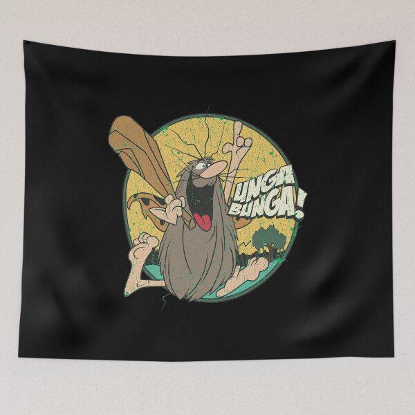 Item preview, Retro Caveman Unga Bunga Primitive Cartoon Art designed and sold by Mckiawski.