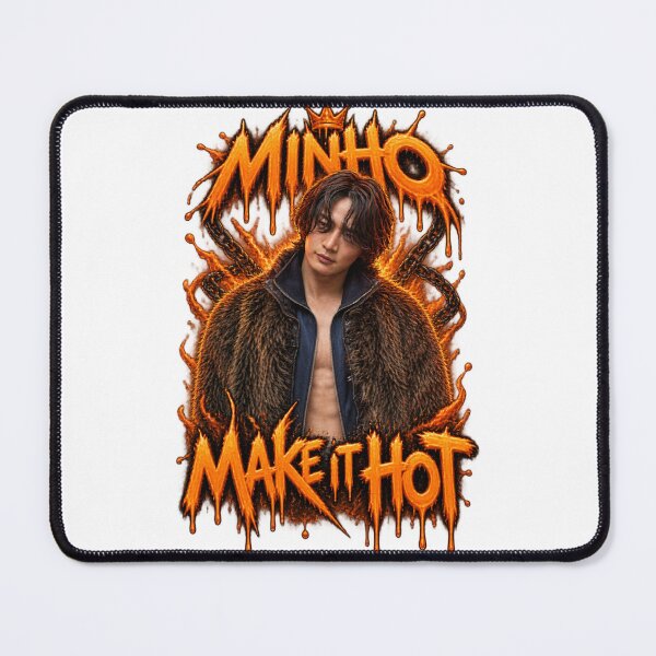 Item preview, SHINee Minho Make It Hot Fiery Orange Typography designed and sold by Valeree Store.