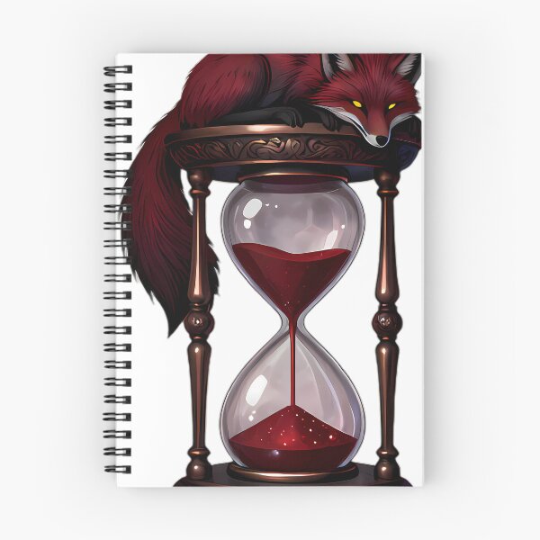 Item preview, Gothic Fox Baroque Copper Hourglass designed and sold by IllumeInk.