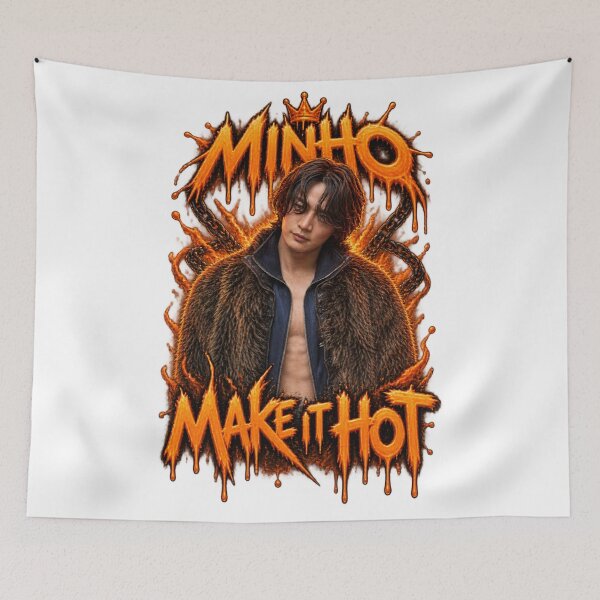 Item preview, SHINee Minho Make It Hot Fiery Orange Typography designed and sold by Valeree Store.