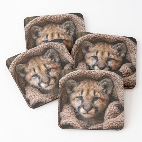 Item preview, Puma Cub in Blanket 01 designed and sold by Elisabeth Lucas.