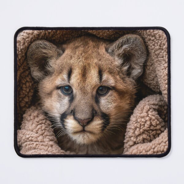 Item preview, Puma Cub in Blanket 01 designed and sold by Elisabeth Lucas.
