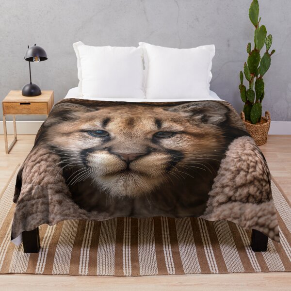 Item preview, Puma Cub in Blanket 01 designed and sold by Elisabeth Lucas.