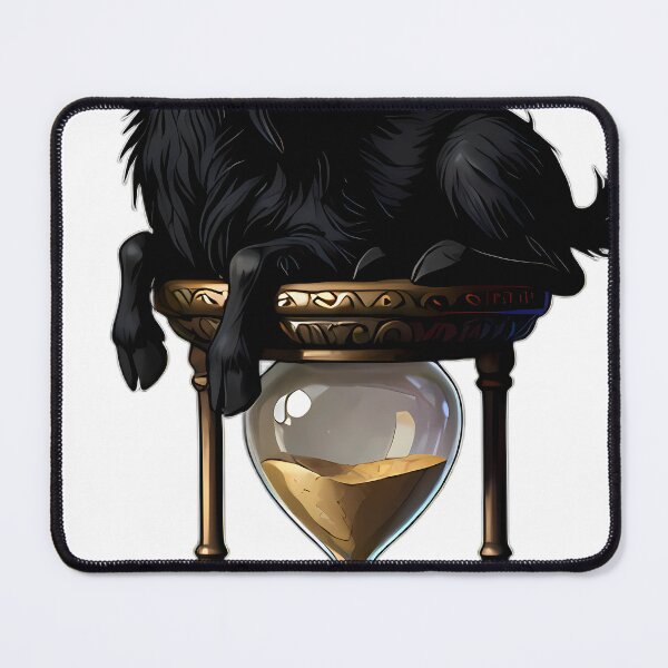 Item preview, Gothic Black Goat Bone Pillar Hourglass designed and sold by IllumeInk.