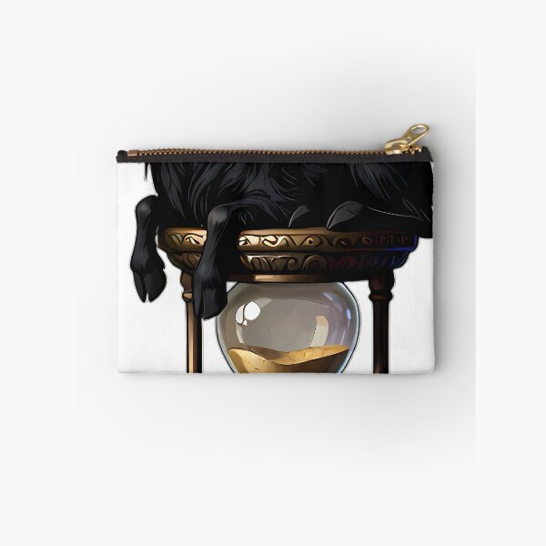 Item preview, Gothic Black Goat Bone Pillar Hourglass designed and sold by IllumeInk.