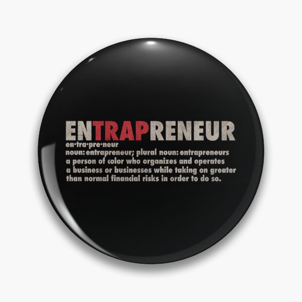 Item preview, Entrapreneur Definition Funny Entrepreneur Humor Art designed and sold by markomale.
