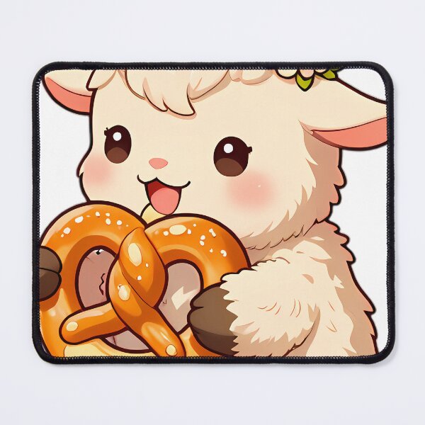 Item preview, Alpine Pygmy Goat Kid Carrying Giant Pretzel designed and sold by pumsquare.