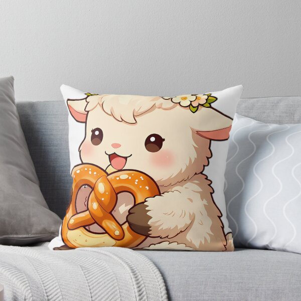 Item preview, Alpine Pygmy Goat Kid Carrying Giant Pretzel designed and sold by pumsquare.