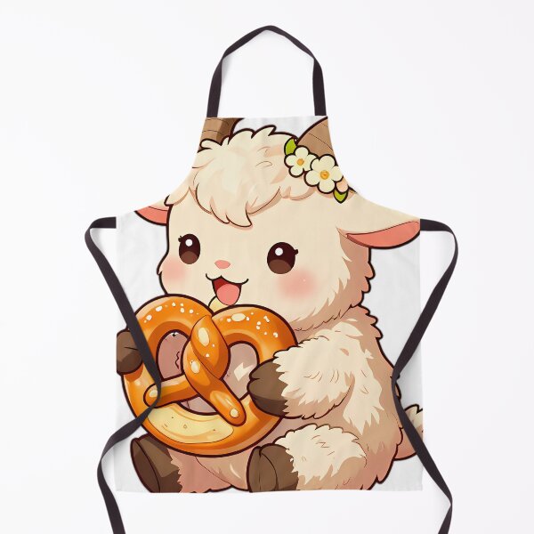 Item preview, Alpine Pygmy Goat Kid Carrying Giant Pretzel designed and sold by pumsquare.