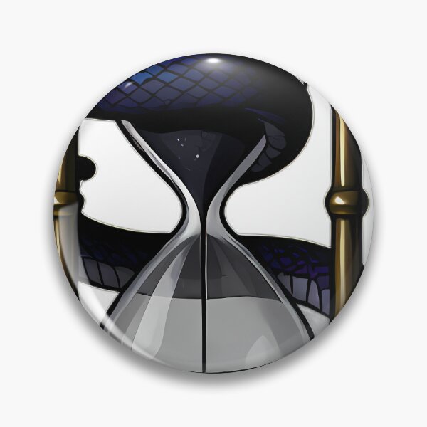 Item preview, Gothic Indigo Serpent Antique Hourglass designed and sold by IllumeInk.