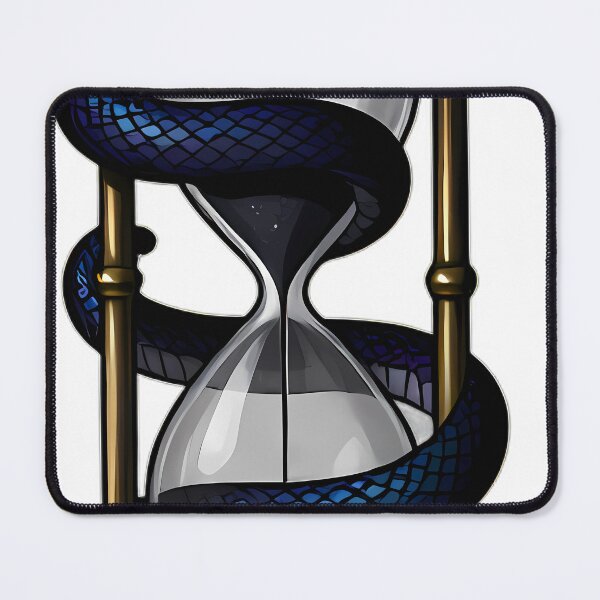 Item preview, Gothic Indigo Serpent Antique Hourglass designed and sold by IllumeInk.