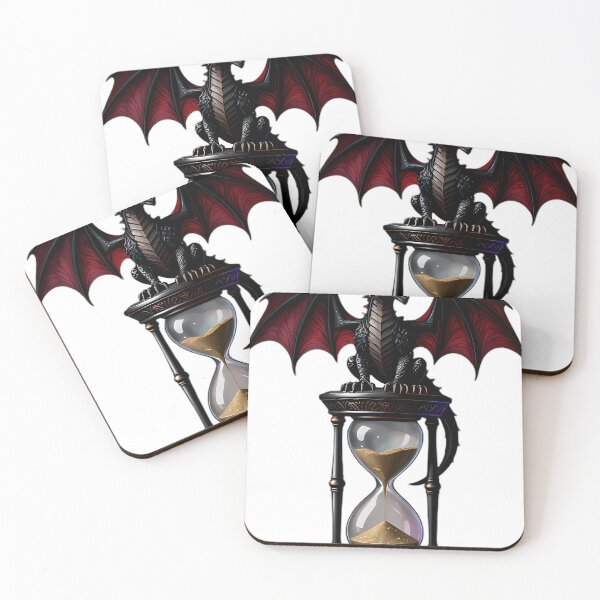 Item preview, Gothic Dragon Hatchling Obsidian Hourglass designed and sold by IllumeInk.
