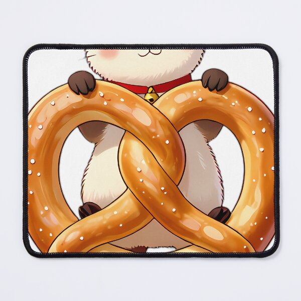 Item preview, Alpine Stoat Weaving Through Giant Pretzel Loops designed and sold by pumsquare.
