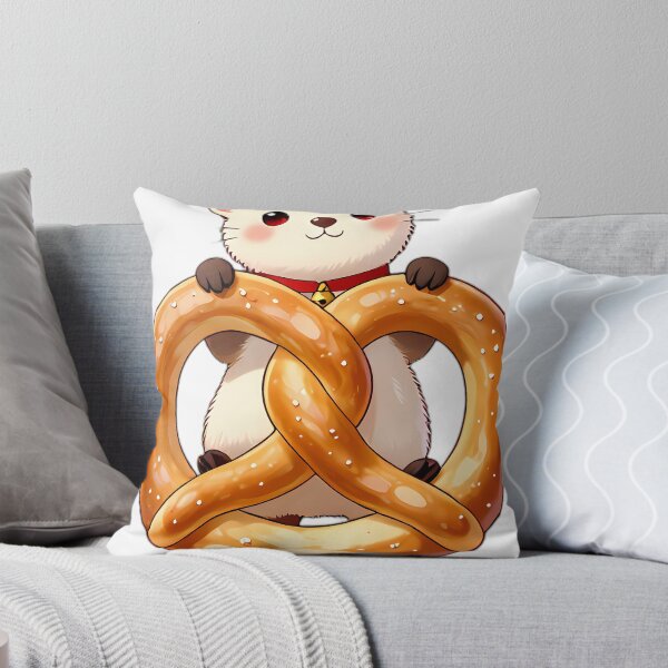 Item preview, Alpine Stoat Weaving Through Giant Pretzel Loops designed and sold by pumsquare.
