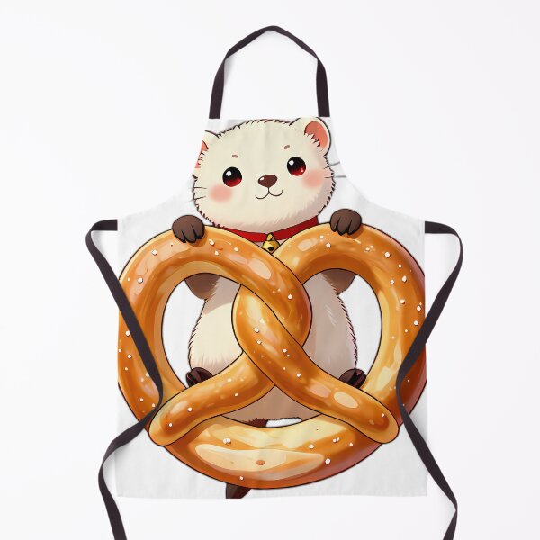 Item preview, Alpine Stoat Weaving Through Giant Pretzel Loops designed and sold by pumsquare.