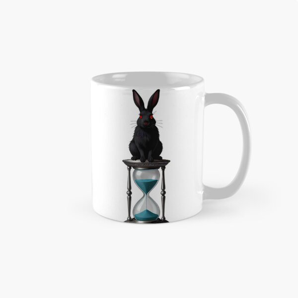 Item preview, Gothic Dark Hare Silver Hourglass designed and sold by IllumeInk.