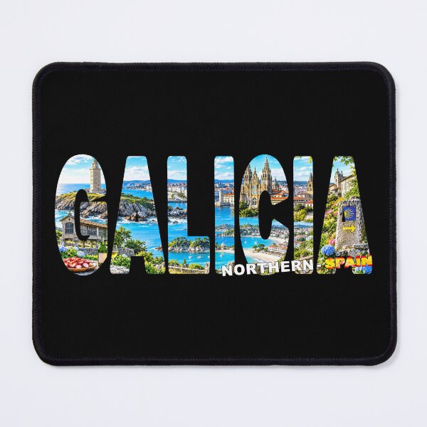 Item preview, GALICIA Northern Spain - Tourist Souvenir Sticker Shirt Beautiful Coastal Towns designed and sold by Adam Gormley.